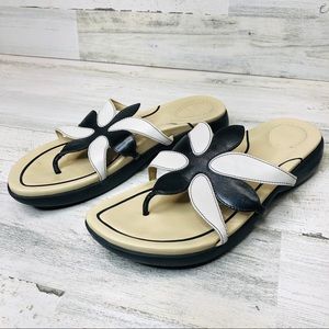 Dansko Womens Leather Slip Sandals Size 39